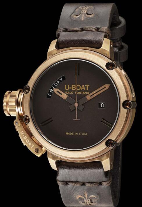 Replica U-BOAT Watch Chimera 46 Day Date Bronze Limited Edition 7538 Men